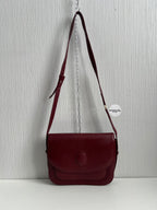 Cartier Vintage Burgundy Leather Shoulder Bag