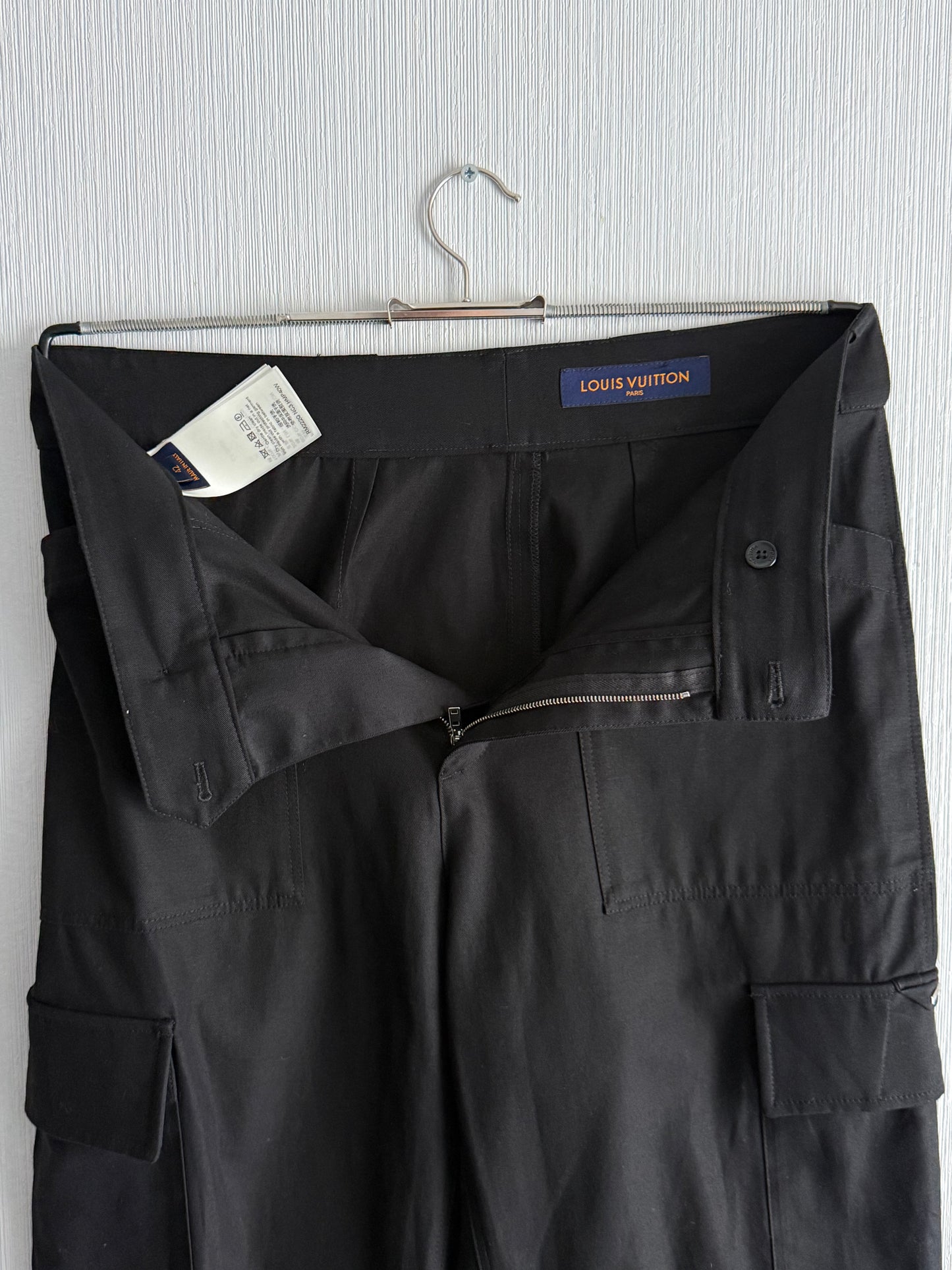 Louis Vuitton Black Technical Cargo Trousers