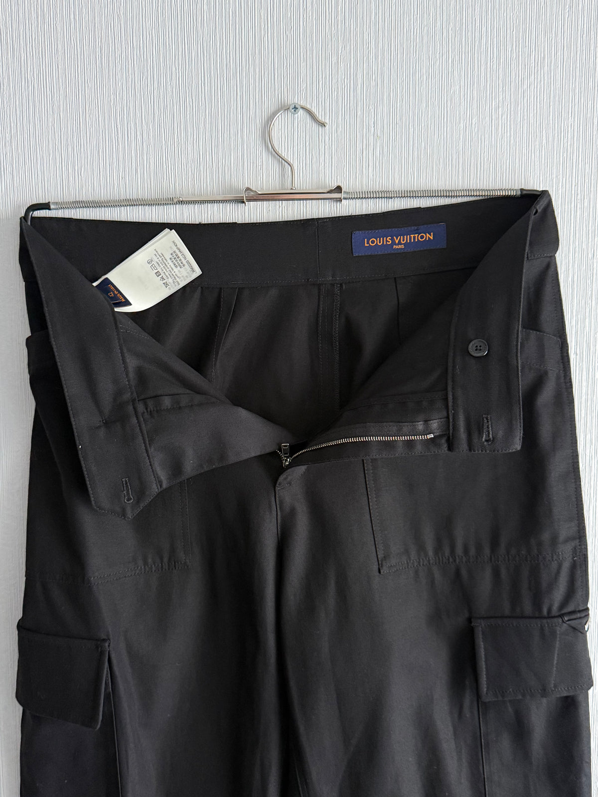 Louis Vuitton Black Technical Cargo Trousers