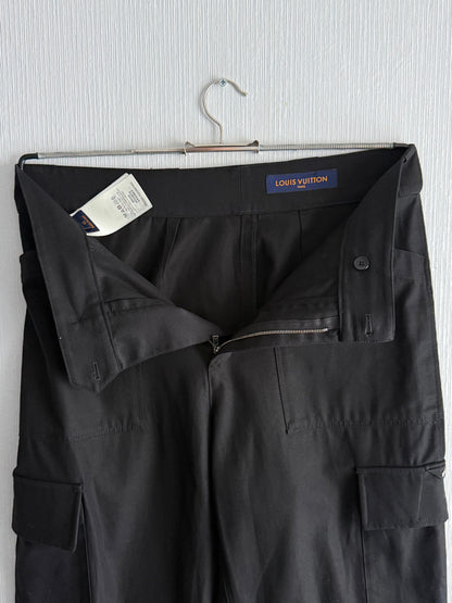 Louis Vuitton Black Technical Cargo Trousers