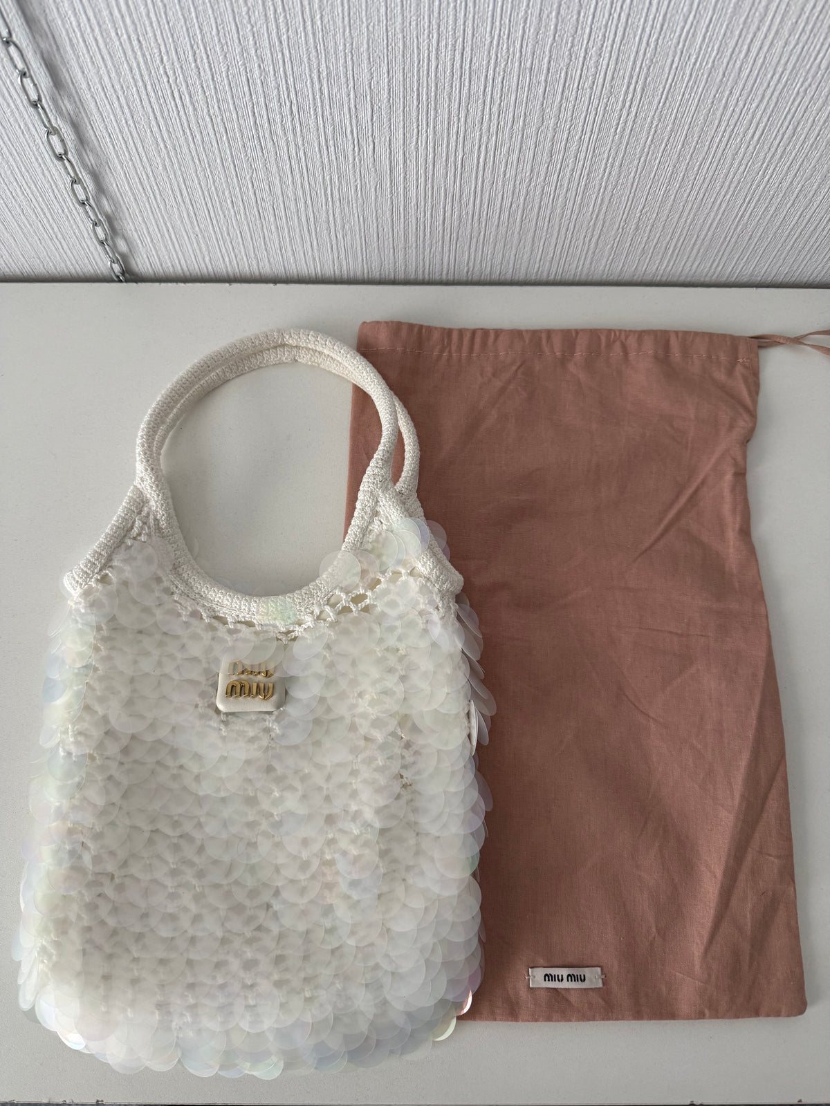 Miu Miu Ivy Sequin Mini Bag