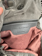 Stella McCartney Falabella Fold-Over Grey Tote Bag