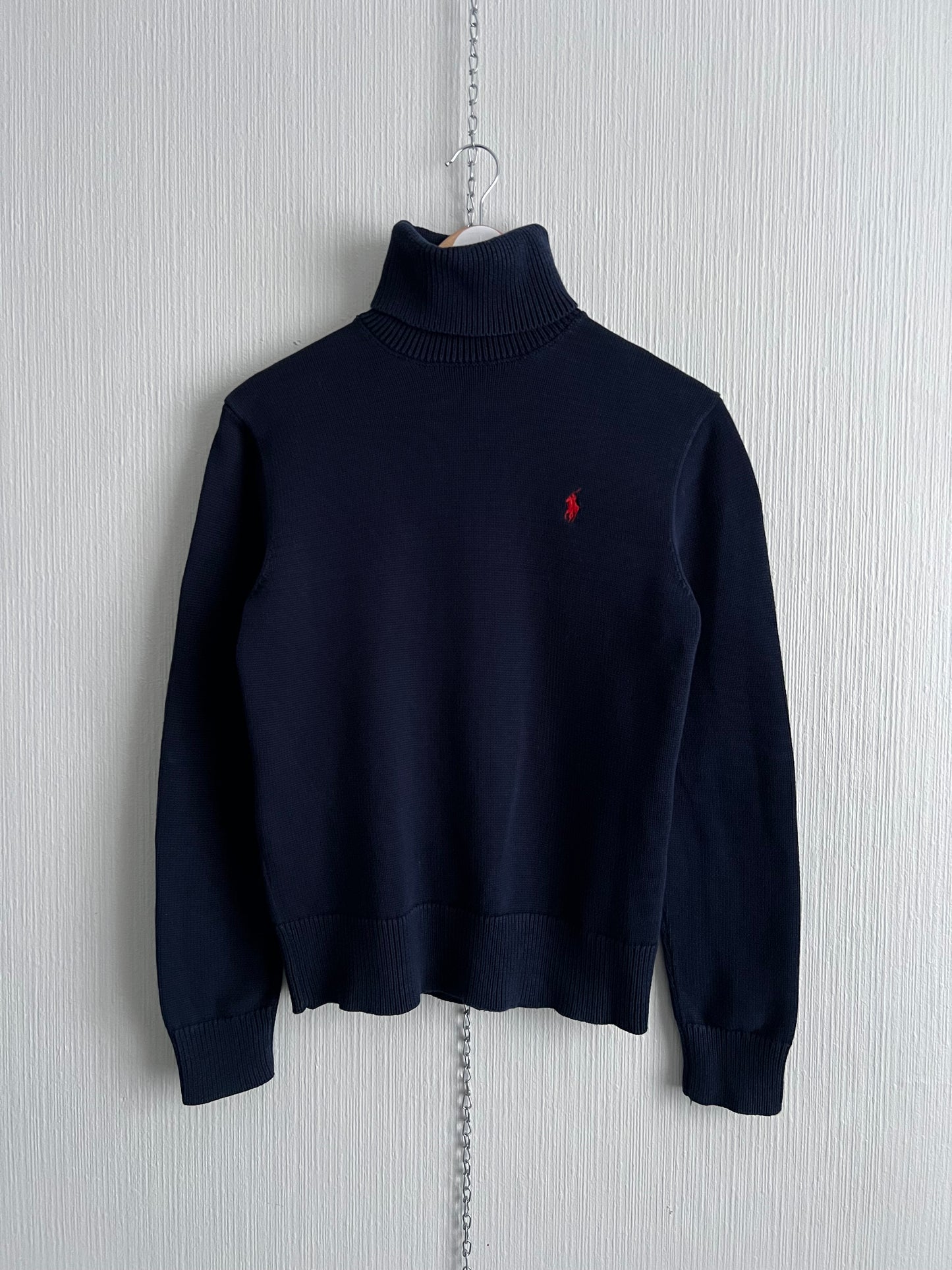 Polo Ralph Lauren Men’s Navy Cotton Turtleneck