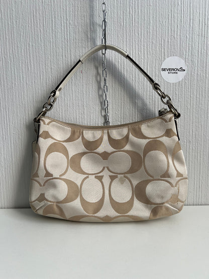Coach Cream Canvas Kristin Hobo Bag