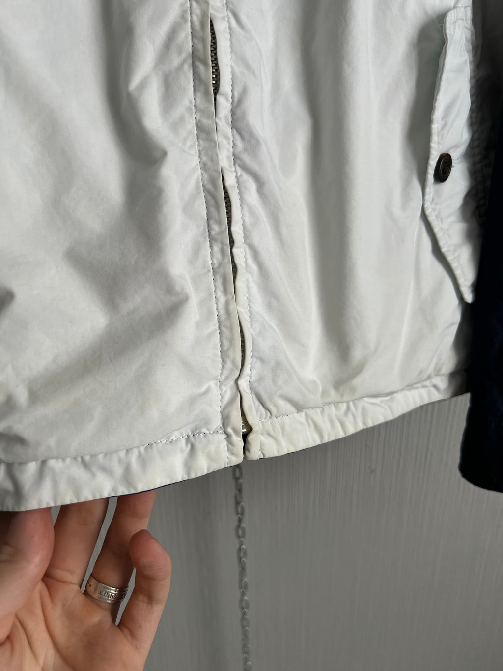 Polo Ralph Lauren Navy Embroidery Cotton Reversible Jacket