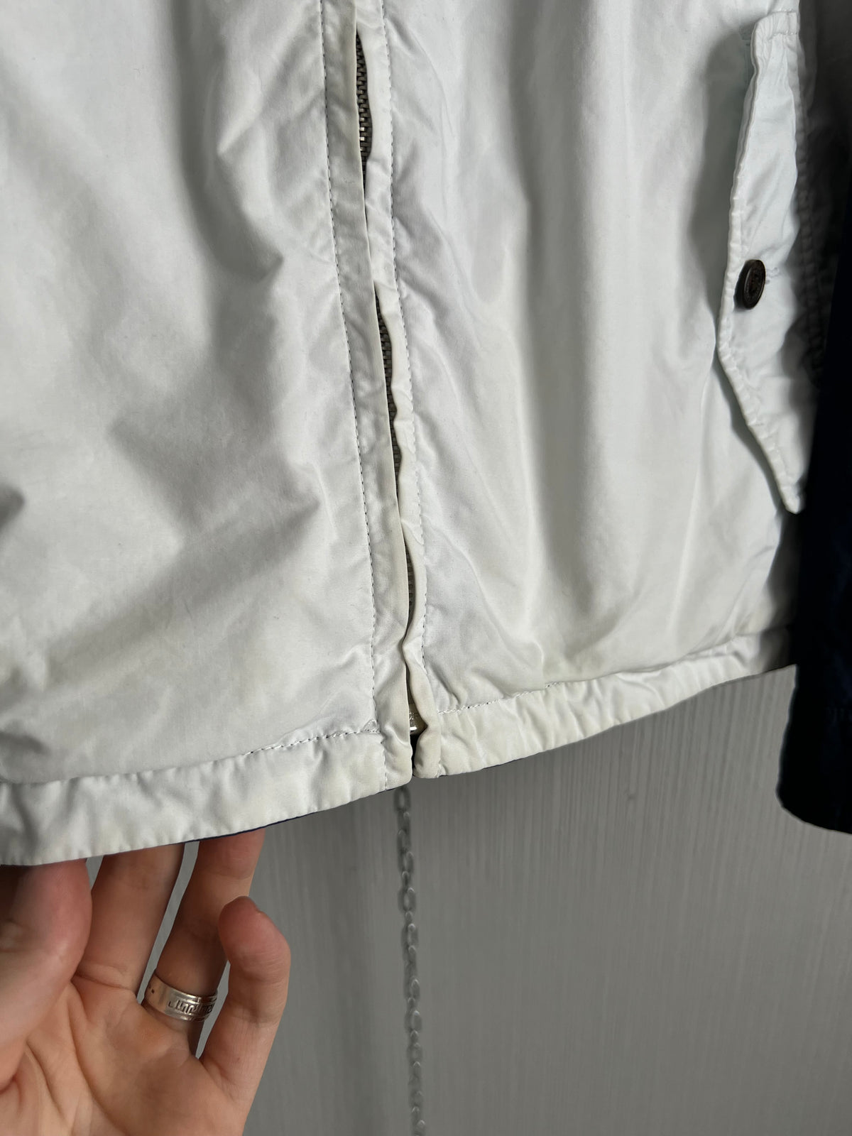Polo Ralph Lauren Navy Embroidery Cotton Reversible Jacket