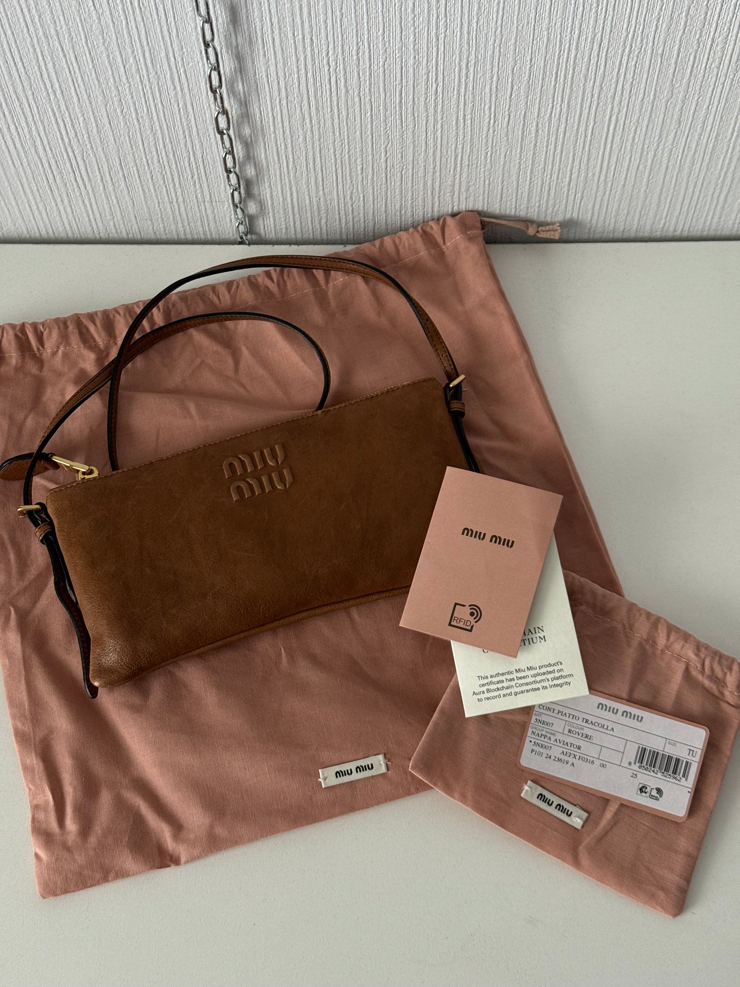 Miu Miu Leather Mini Shoulder Bag