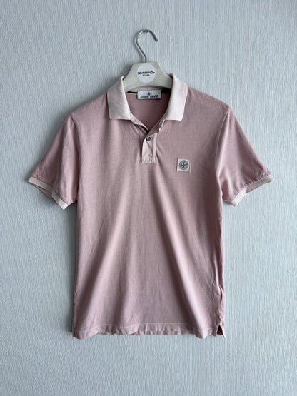 Stone Island Pink Polo T-shirt