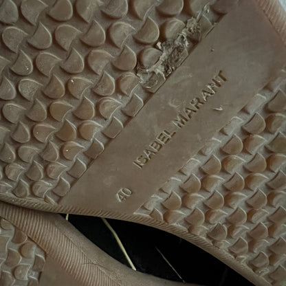 Isabel Marant Bekett Black Suede Leather Sneakers Womens Shoes