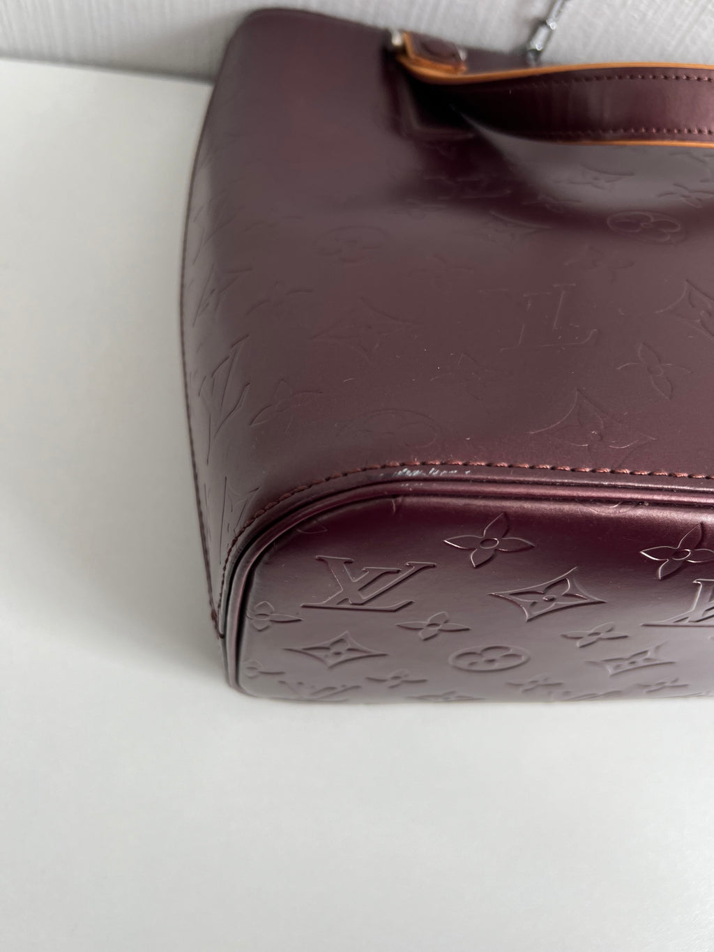 Louis Vuitton Purple Monogram Mat Stockton Bag