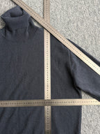 Brunello Cucinelli Navy Cashmere Womens Turtleneck Sweater