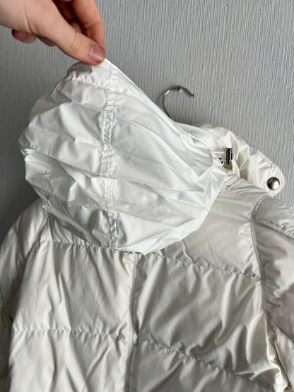 Burberry White Down Puffer Jacket