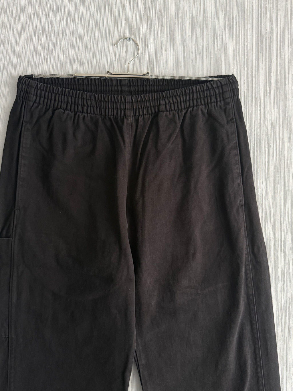 Yeezy Gap Engineered by Balenciaga Sateen Black Cargo Pants