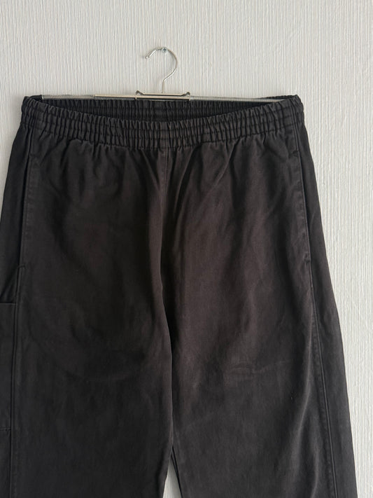 Yeezy Gap Engineered by Balenciaga Sateen Black Cargo Pants