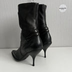 Archive Miu Miu 1999 Leather Biker Heels