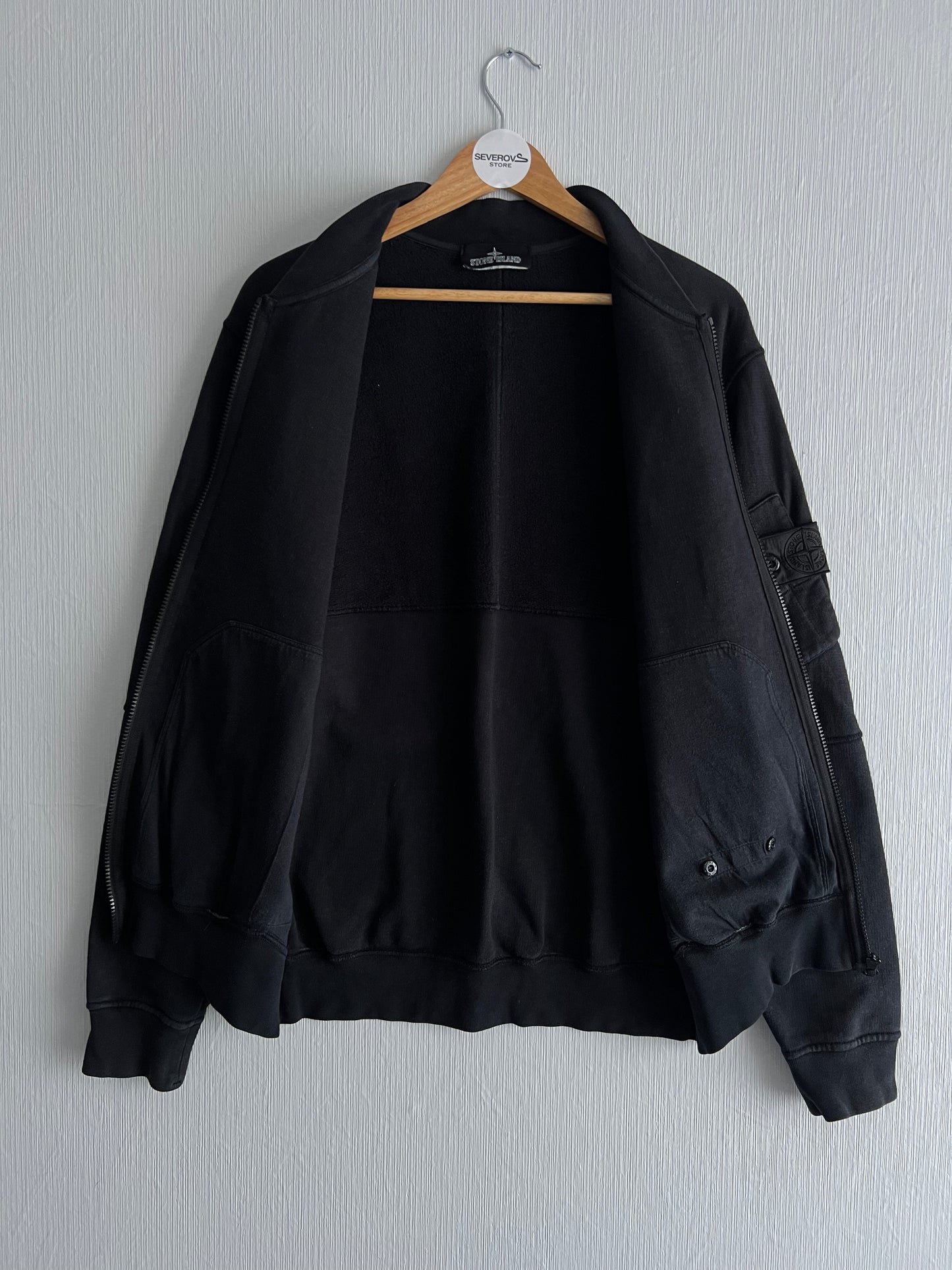 Stone Island Shadow Project AW19 Black Bomber Jacket
