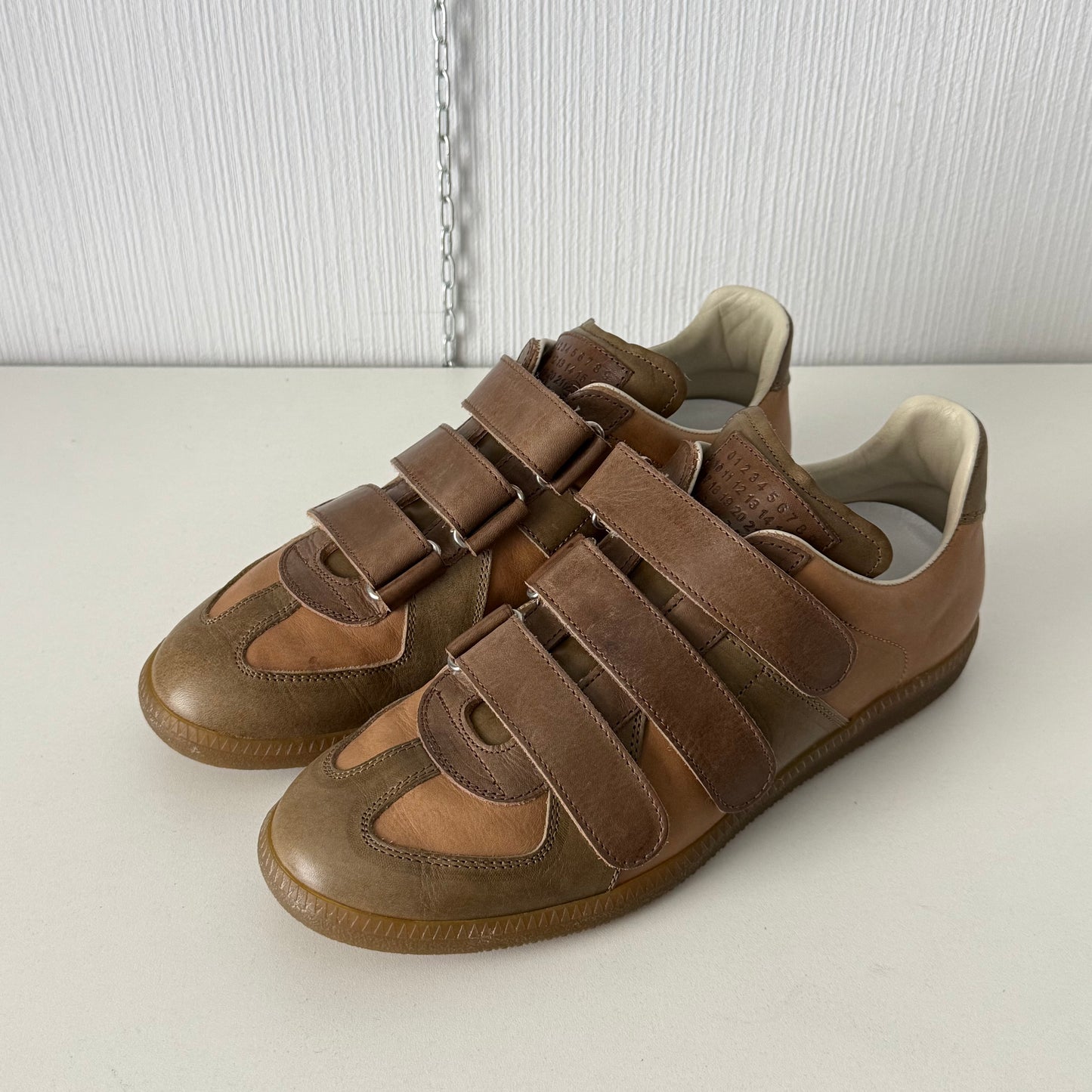 Maison Margiela Replica GATs Triple Velcro Strap Sneakers