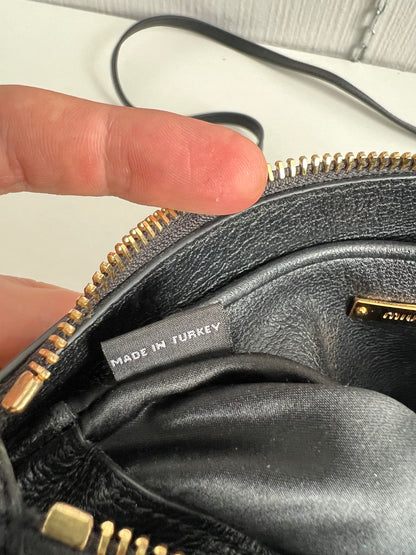 Miu Miu Black Leather Crossbody Bag
