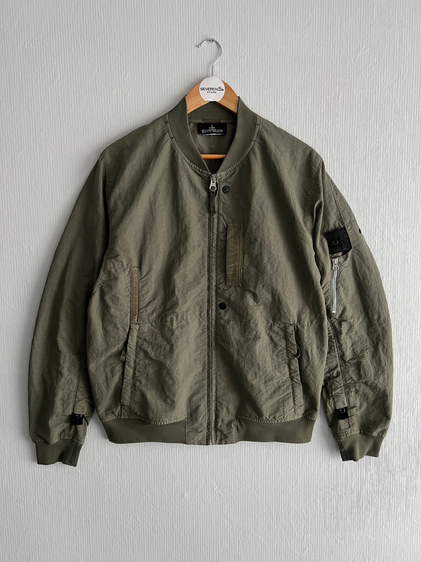 Stone Island Shadow Project SS18 Khaki Naslan Lightweight Jacket