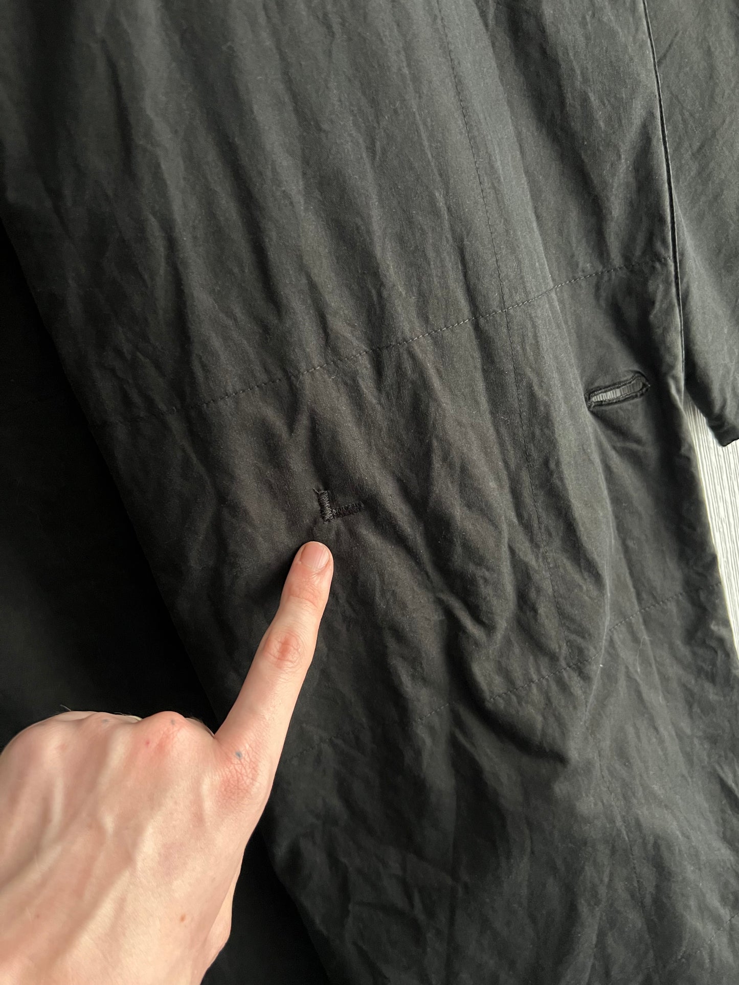 Raf Simons Oversized Trench — FW01 “Riot! Riot! Riot!” / AW02 “Virginia Creeper”