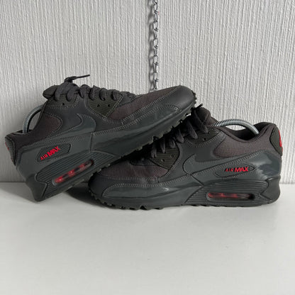 Nike Air Max 90 Midnight Fog/University Red Mens Shoes