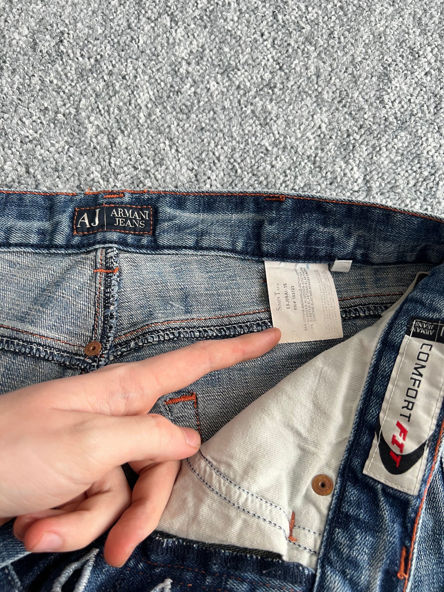 Armani Jeans Vintage Big Logo Jeans