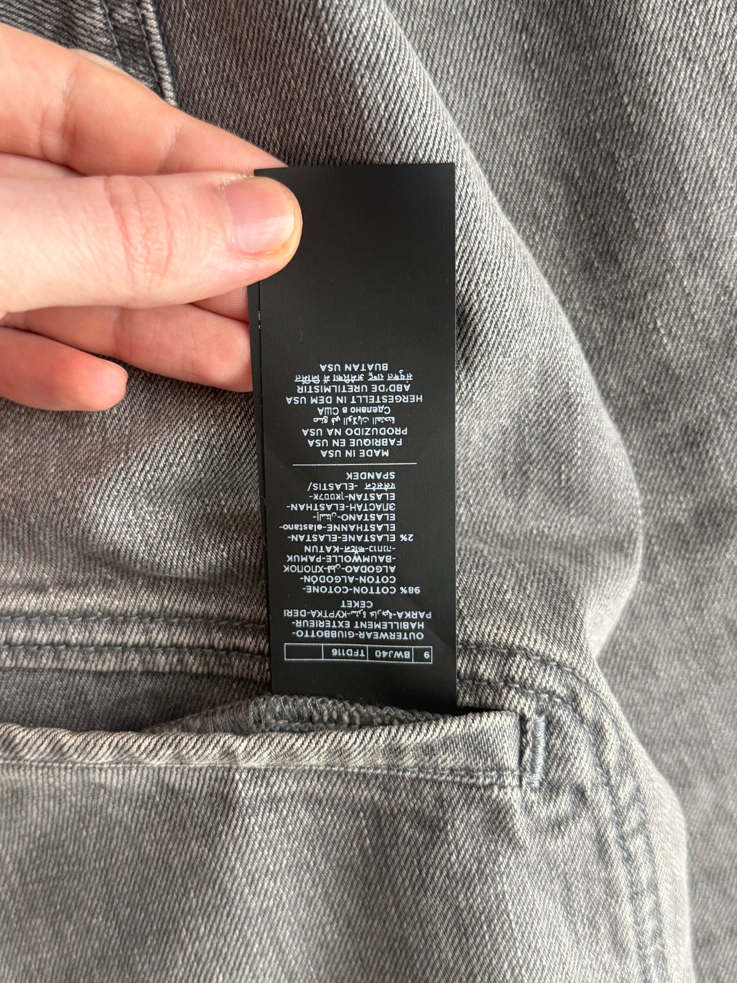 Tom Ford Icon Grey Denim Jacket