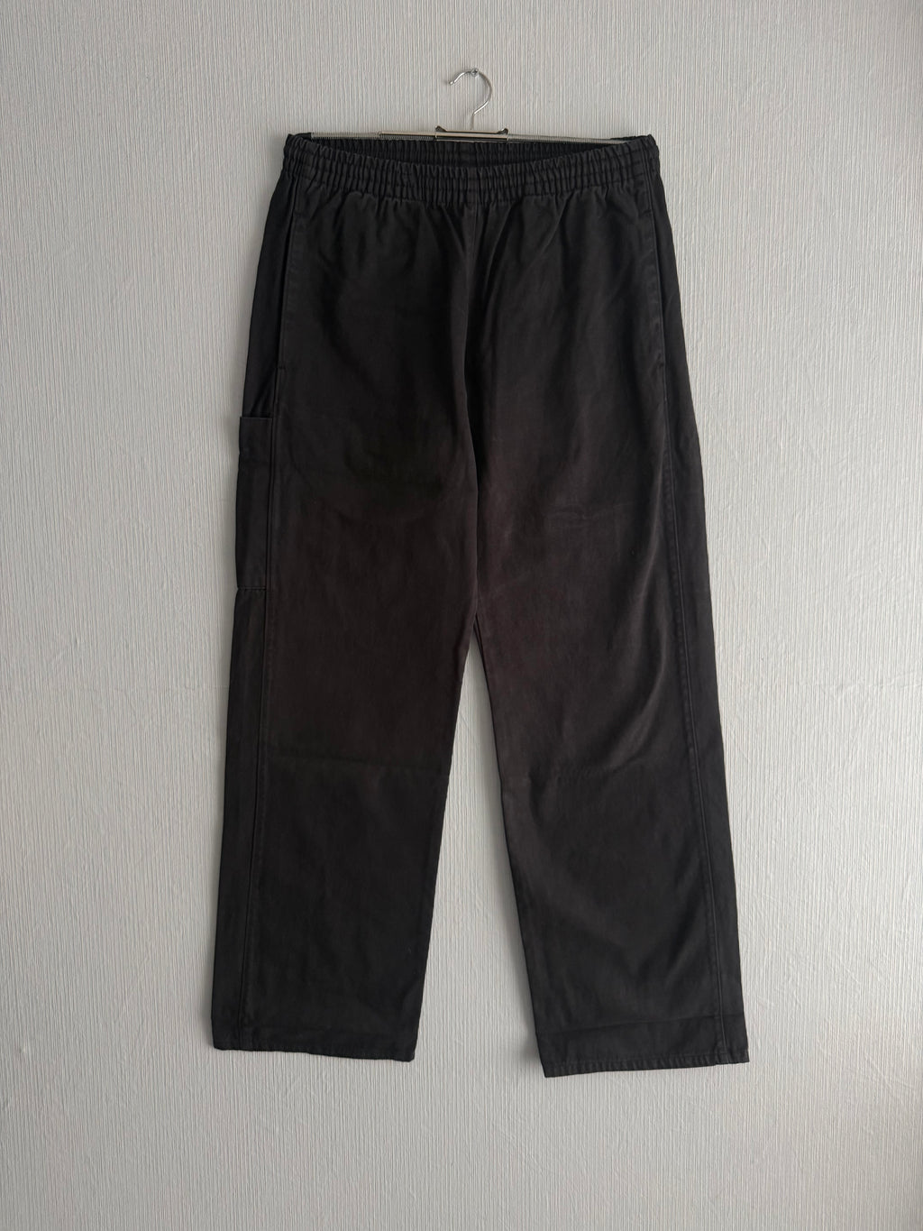 Yeezy Gap Engineered by Balenciaga Sateen Black Cargo Pants