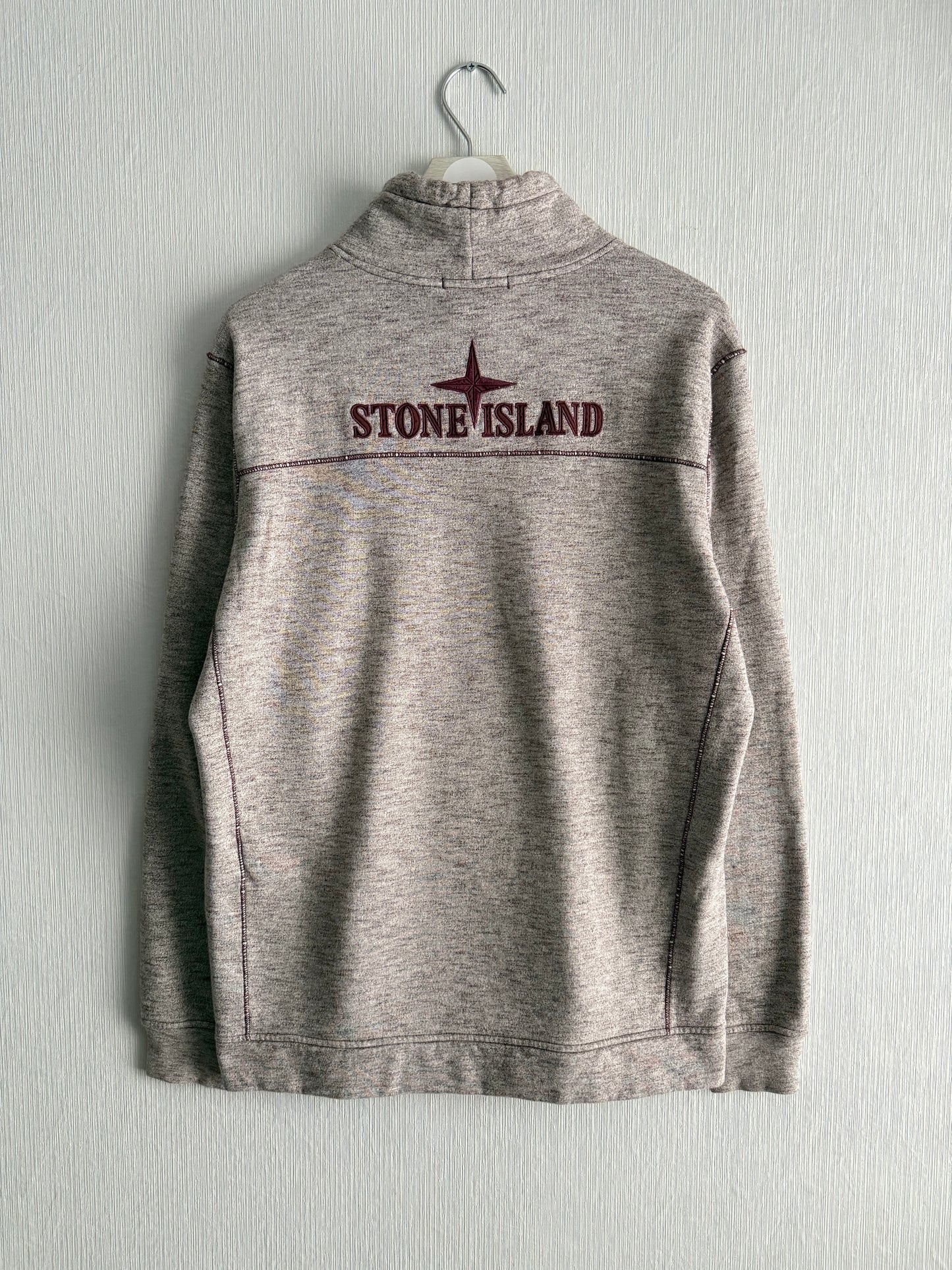 Stone Island Funnel Neck Drawstring Fleece Jumper