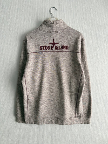 Stone Island Funnel Neck Drawstring Fleece Jumper