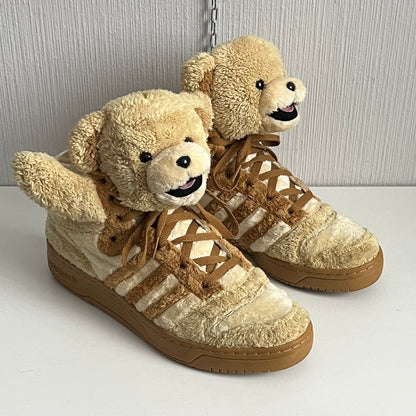 Adidas Jeremy Scott Brown Bear Sneakers Mens Shoes