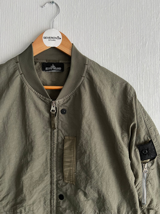 Stone Island Shadow Project SS18 Khaki Naslan Lightweight Jacket