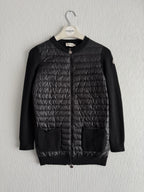 Moncler Maglione Tricot Down Padded Wool Cardigan