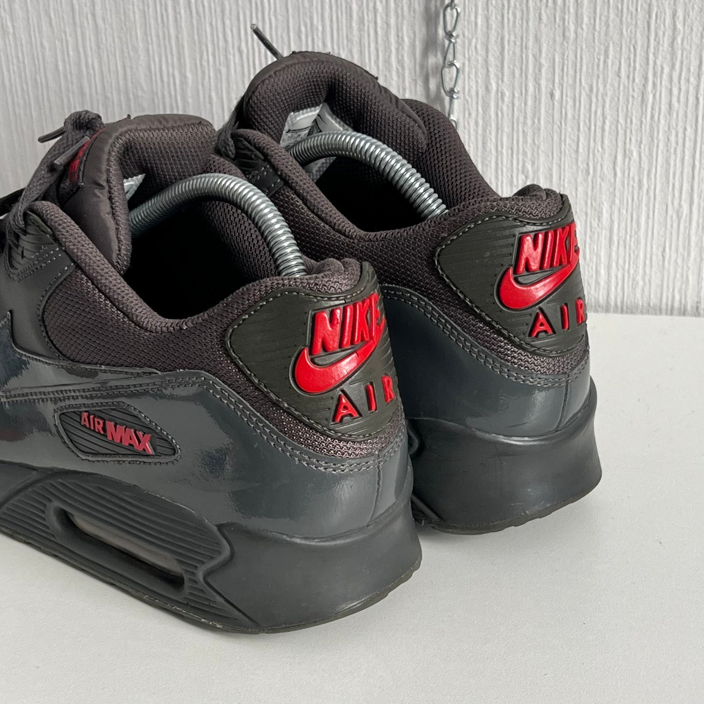 Nike Air Max 90 Midnight Fog/University Red Mens Shoes