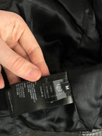 Phillip Plein Fitted Lamb Leather Biker Jacket