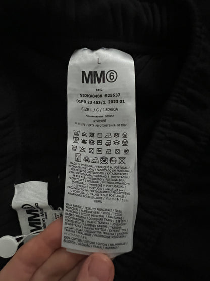 MM6 Maison Margiela Mens Baggy Black Sweatpants