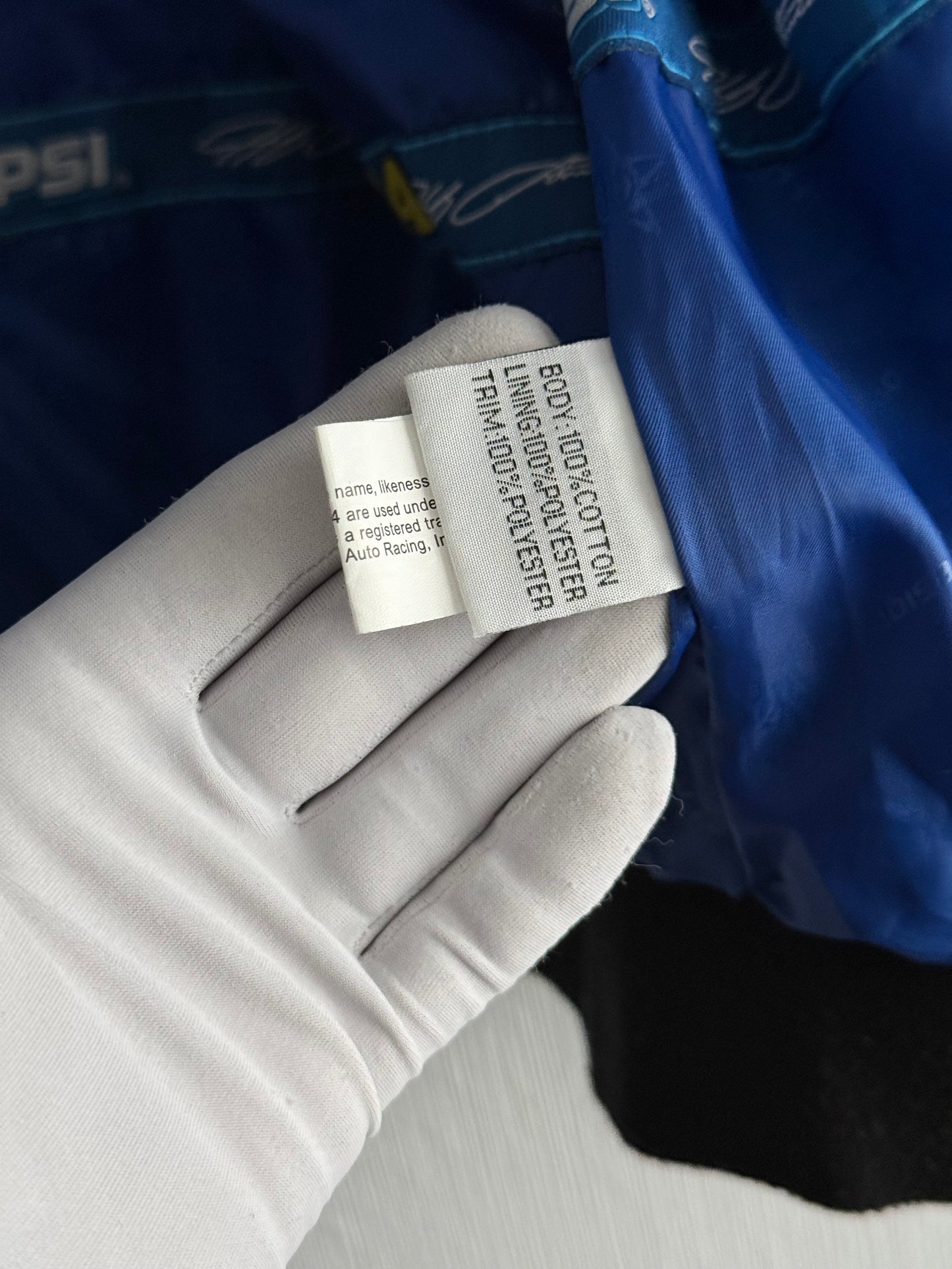 Nascar Vintage Racing Jacket Embroidered Pepsi Logo