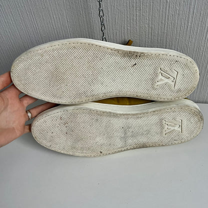 Louis Vuitton Fuselage Sneakers in Yellow Suede