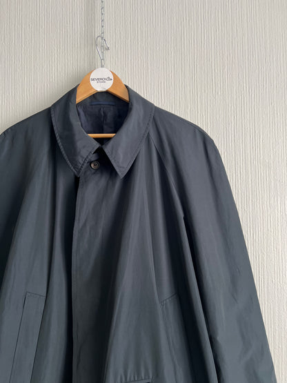 Yves Saint Laurent YSL Mens Navy Trench Coat