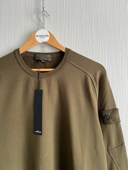 Stone Island SS20 Ghost Piece Khaki Sweatshirt