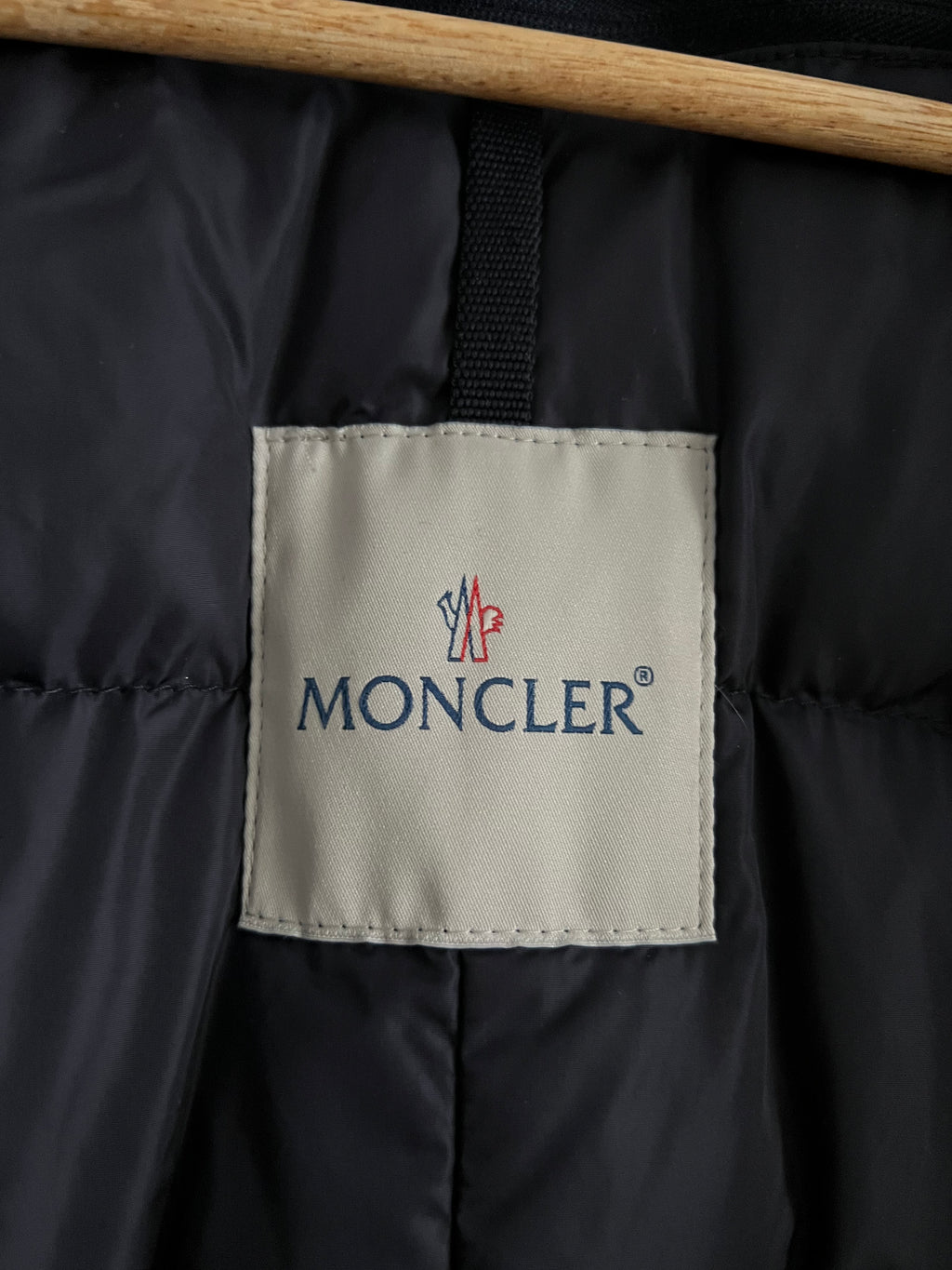 Moncler Claude Black Cotton Down Blazer Mens Jacket