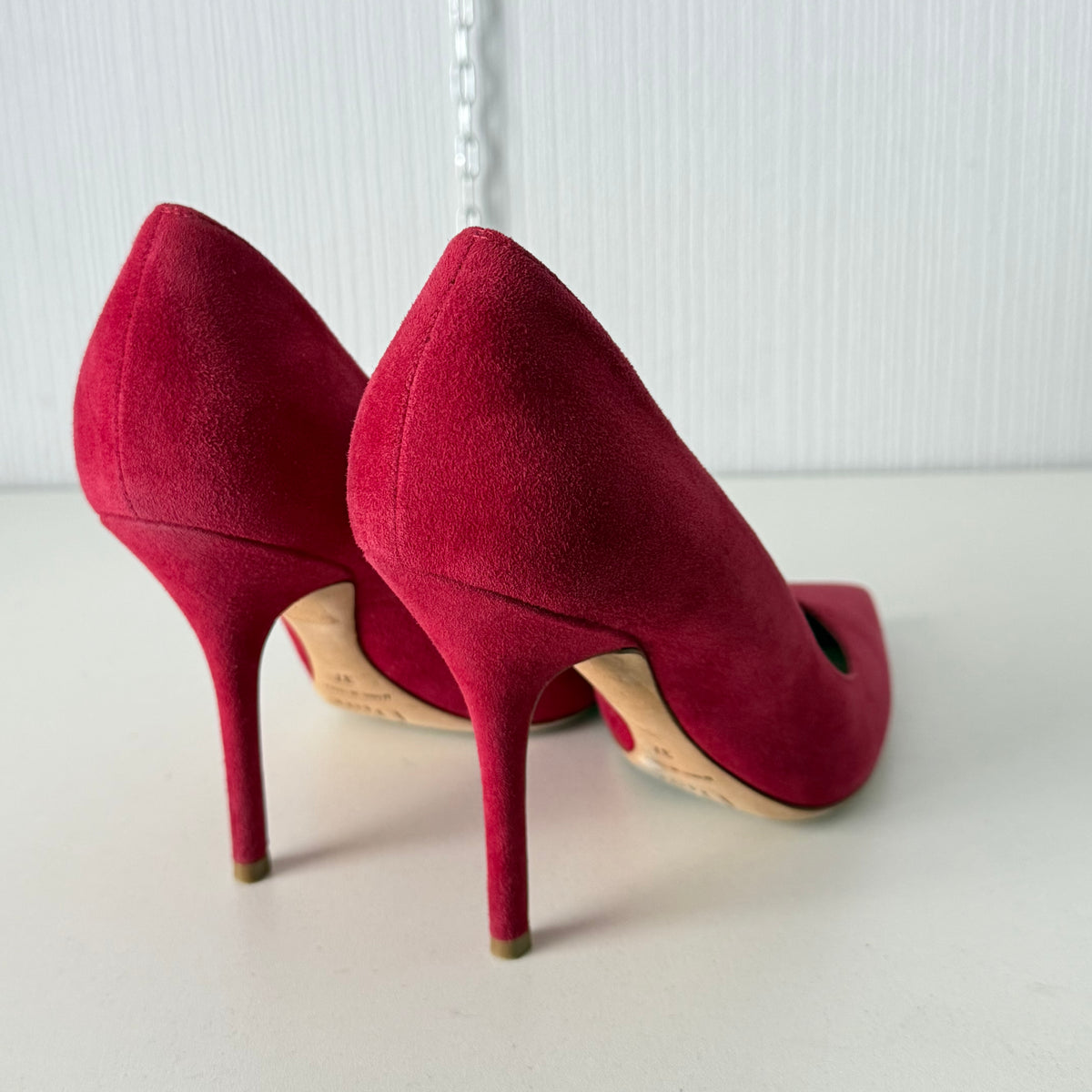 Christian Dior Red Suede Heels