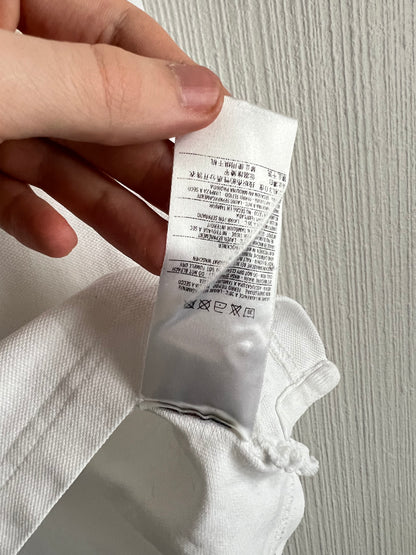 Moncler Maglia White Cotton Polo T-shirt