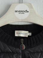 Moncler Maglione Tricot Down Padded Wool Cardigan