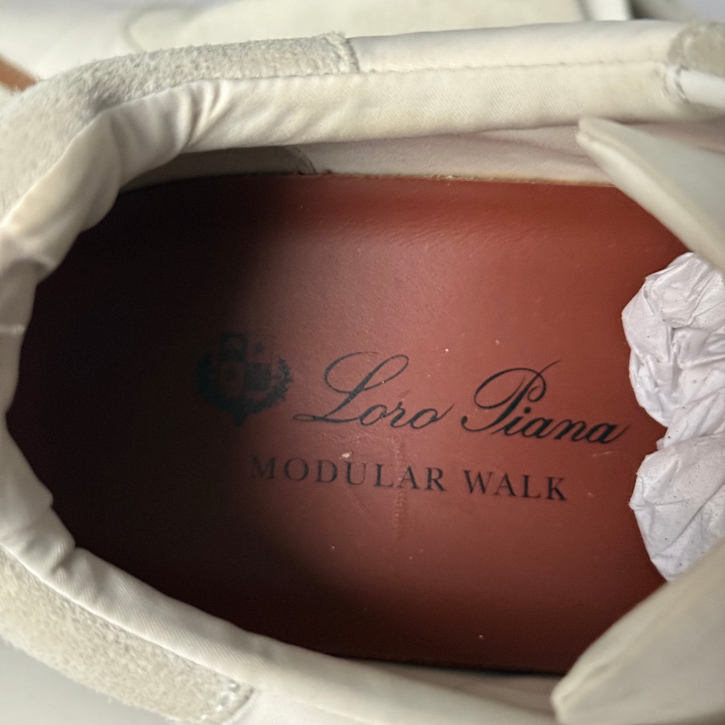 Loro Piana Modular Walk White Mens Sneakers