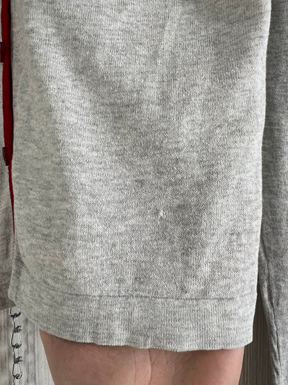 Christian Dior by John Galliano F/W 2005 Grey Cotton Cardigan Womens Top