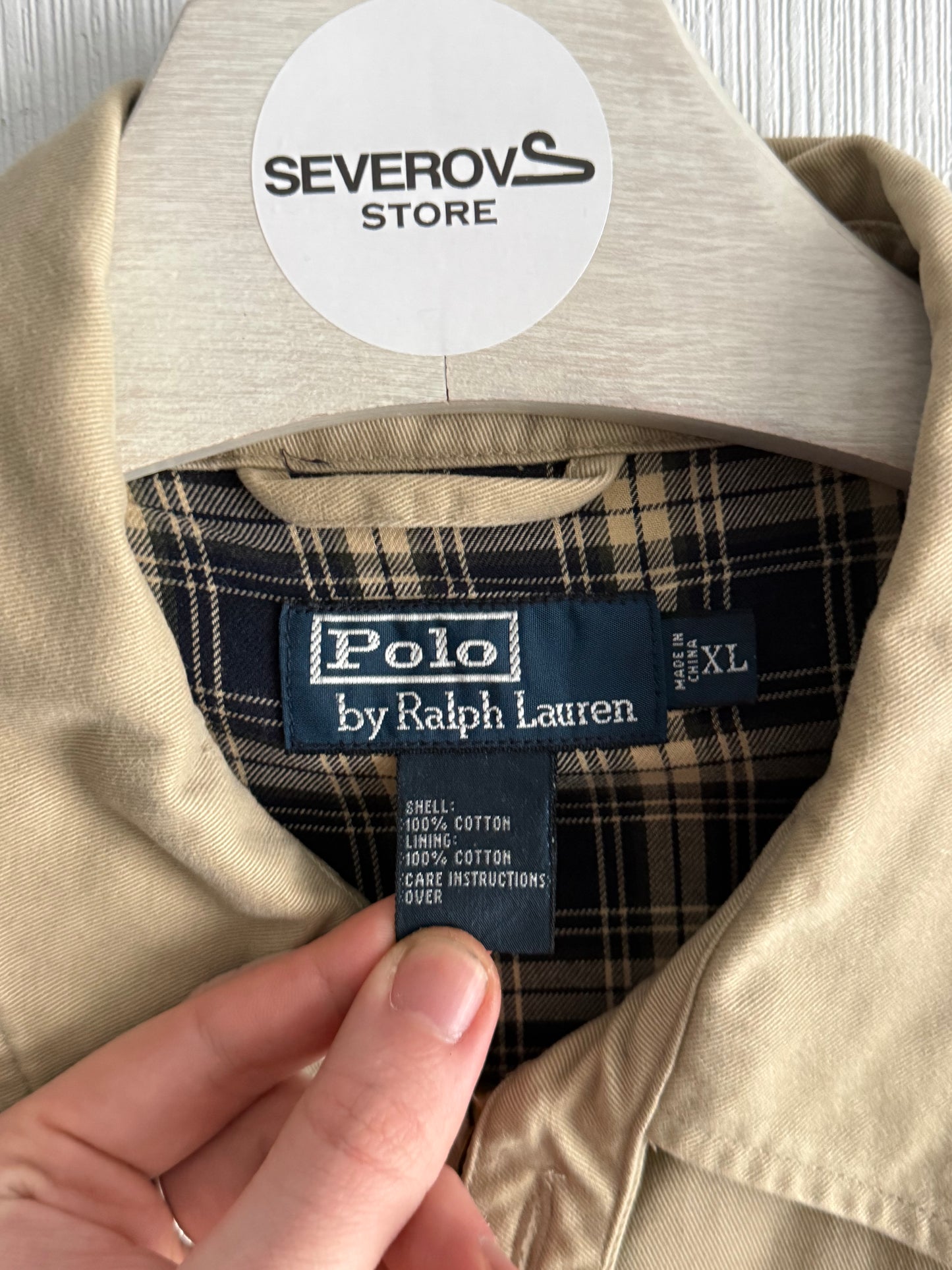 Polo Ralph Lauren Beige Harrington Jacket