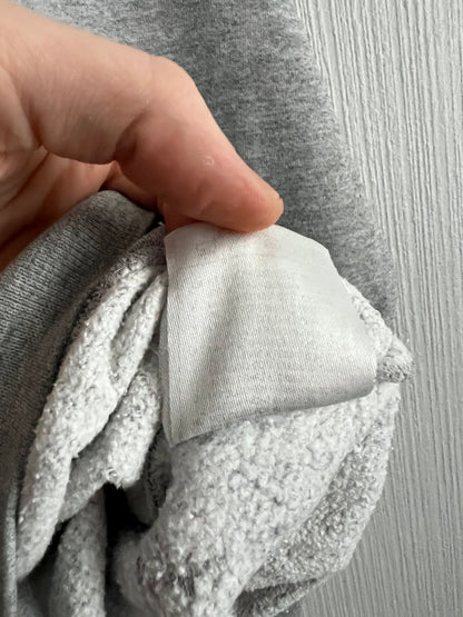 Vintage 90s Nike Big Logo Grey Cotton Jumper