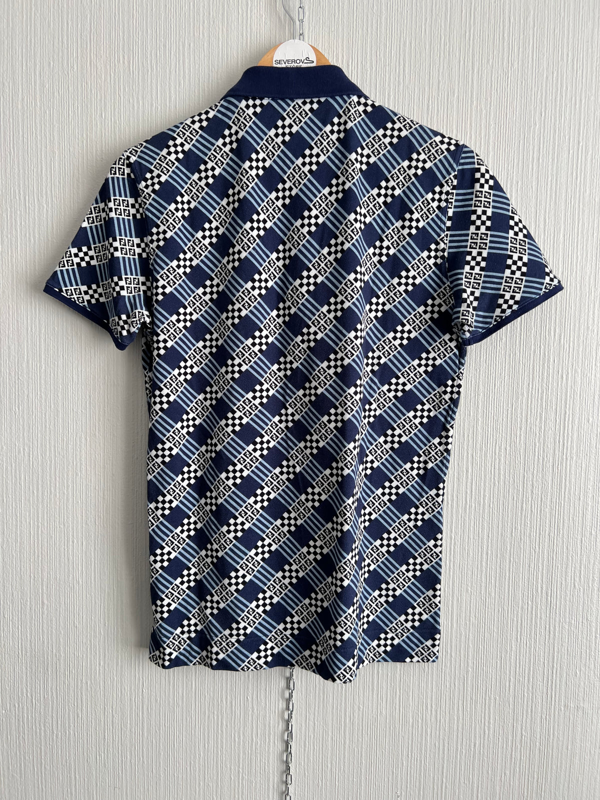 Fendi Mens Monogram Polo Shirt