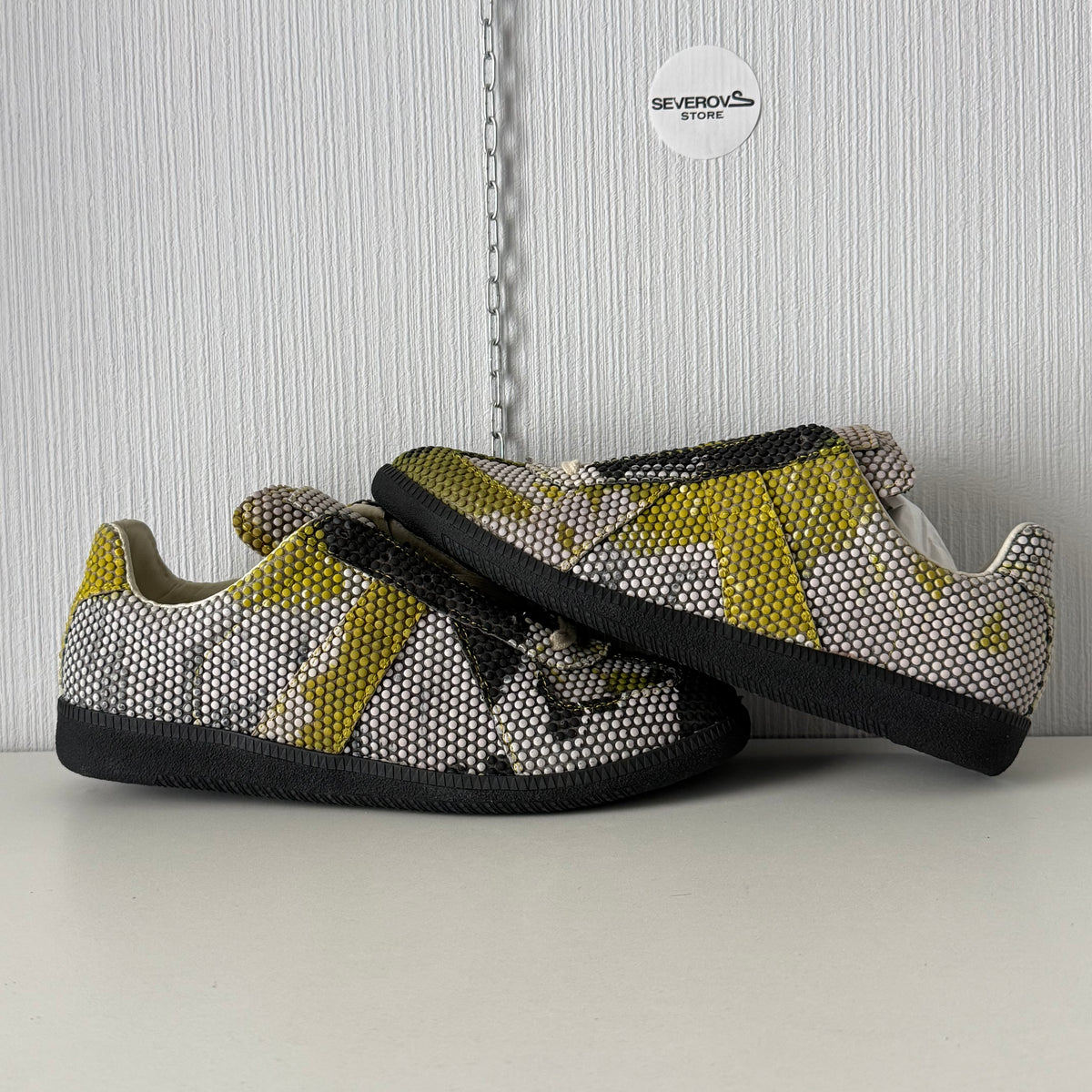 Maison Margiela Replica GATs Snakeskin Dots Sneakers